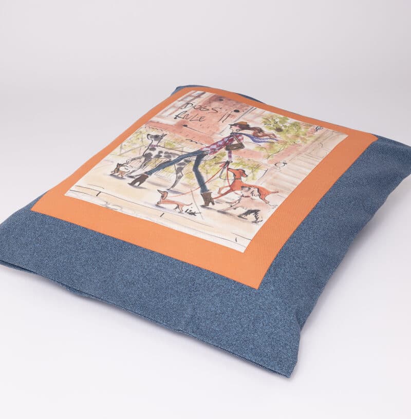 Dogs Rule Cool Duvet cover with vibrant print pattern