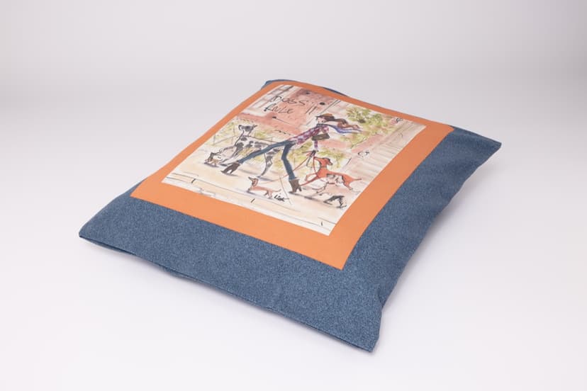 The Dogs Rule art panel — hand-illustrated and one-of-a-kind.